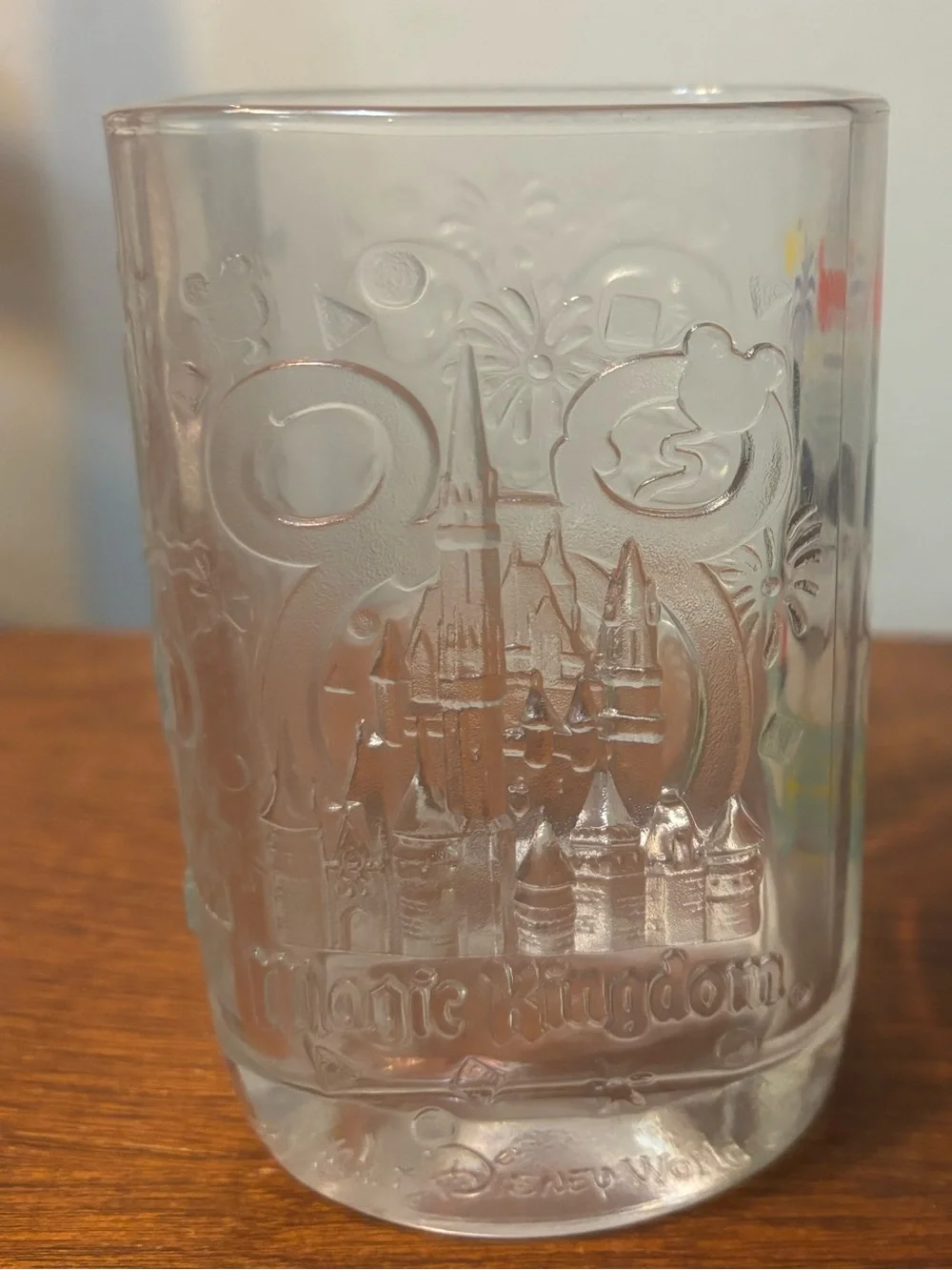 Vintage McDonalds 2000 Walt Disney World Celebration Glass Magic Kingdom MICKEY